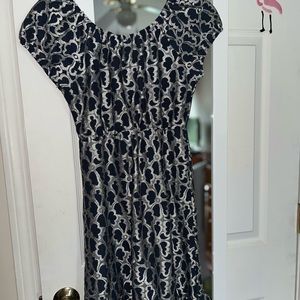 Girl's Navy and Gold Dress by Rare Editions
